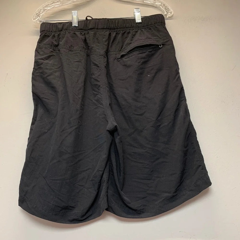 The North Face Hiking Shorts Mens M Black Excellent Belted Cargo Trail Adventure